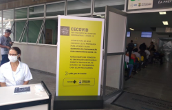 Imagem do Centro Especializado em coronavírus, instalado ao lado da UPA Centro-Sul