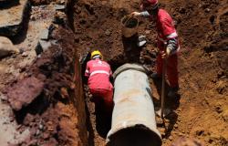 Imagem da obra do orçamento Participativo na Vila Novo São Lucas