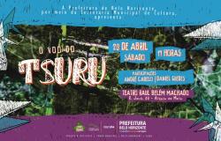 Teatro Raul Belém Machado recebe apresentação do show TSURU