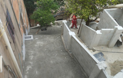 Obras de contenção entram na fase final e reforçam segurança de moradores na Vila Nossa Senhora de Fátima