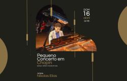 Teatro Raul Belém Machado recebe concerto em homenagem a Frederic Chopin