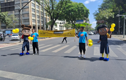 Campanha sobre trânsito seguro segue com atividades na rodoviária, Novo Anel e Praça da Liberdade
