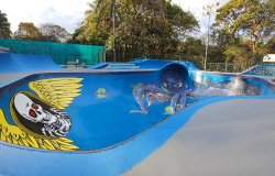 Pista de skate é reaberta após reforma no Parque Lagoa do Nado