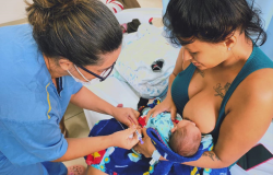 Bebês prematuros e crianças com comorbidades estão sendo vacinados contra a bronquiolite