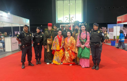 Equipe bilíngue da Guarda Municipal participa do Festival do Japão em Minas
