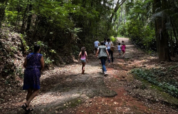 Trilha no Parque Jacques Cousteau une tecnologia, natureza e participação social em experiência inovadora
