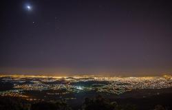 Vista da noite de Belo Horizonte