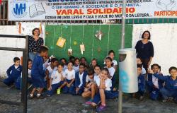 Projeto estimula a troca de livros, a leitura e a sustentabilidade em escola municipal na Pampulha.