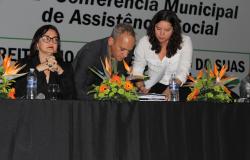 Secretários de Segurança Alimentar e Nutricional, Assistência Social e de Políticas Sociais na 12ª Conferência Municipal de Assistência Social de BH