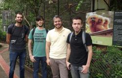 Quatro estudantes do Programa de Voluntariado Internacional da PBH visitam Jardim Zoológico.