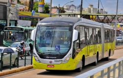 Ônibus do Move em corredor